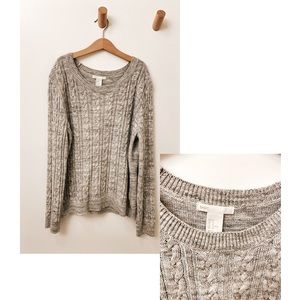 H&M cable knit sweater